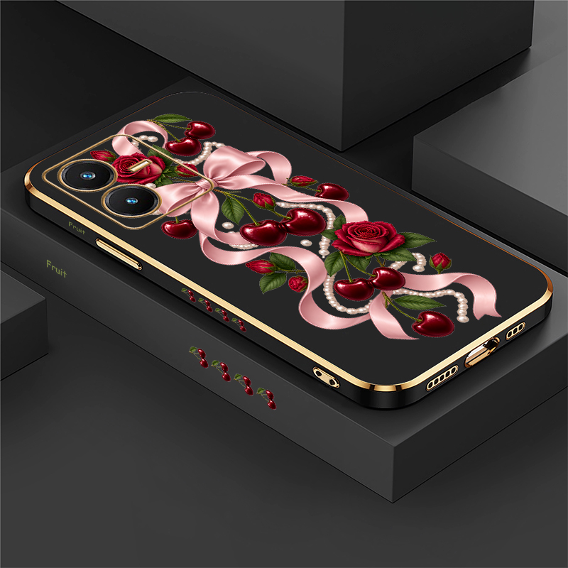 Vivo Y28 - Custodia Bow Cherry per Vivo Y28