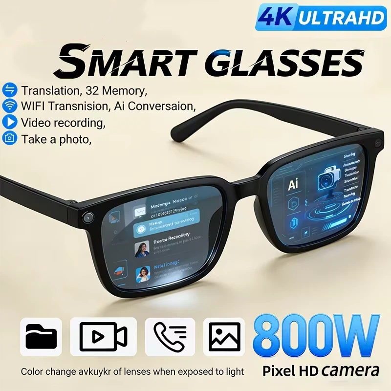 Smart Glasses Lens - OnePlus AI Smart Glasses 8K HD